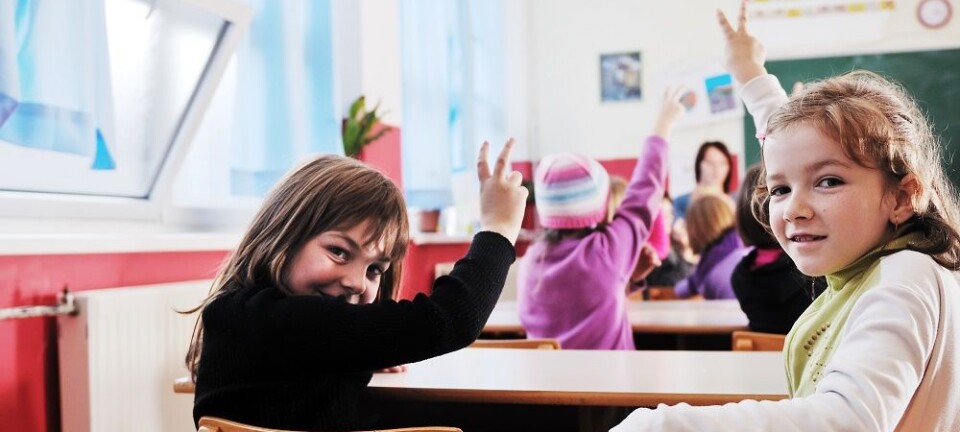 Norwegian eight-year-olds ‘dig’ their teacher