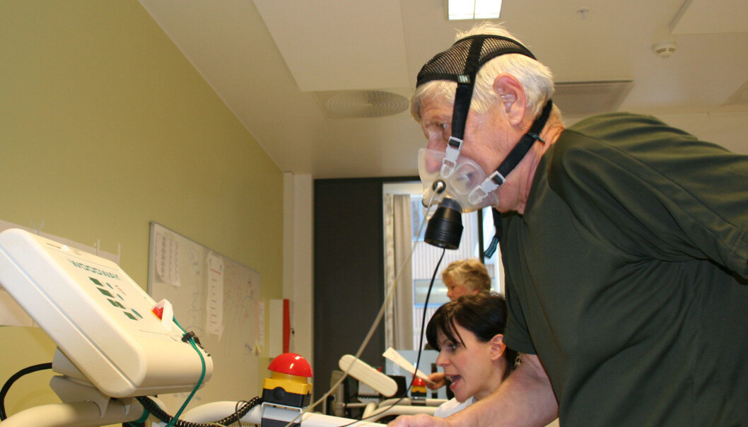 By measuring fitness of elders at the beginning of the Generation 100 study, researchers have access to information that enables them to ask important questions about how exercise affects ageing. (Photo: Credit: Andrea Hegdahl Tiltnes/NTNU) By measuring fitness of elders at the beginning of the Generation 100 study, researchers have access to information that enables them to ask important questions about how exercise affects ageing. (Photo: Credit: Andrea Hegdahl Tiltnes/NTNU)