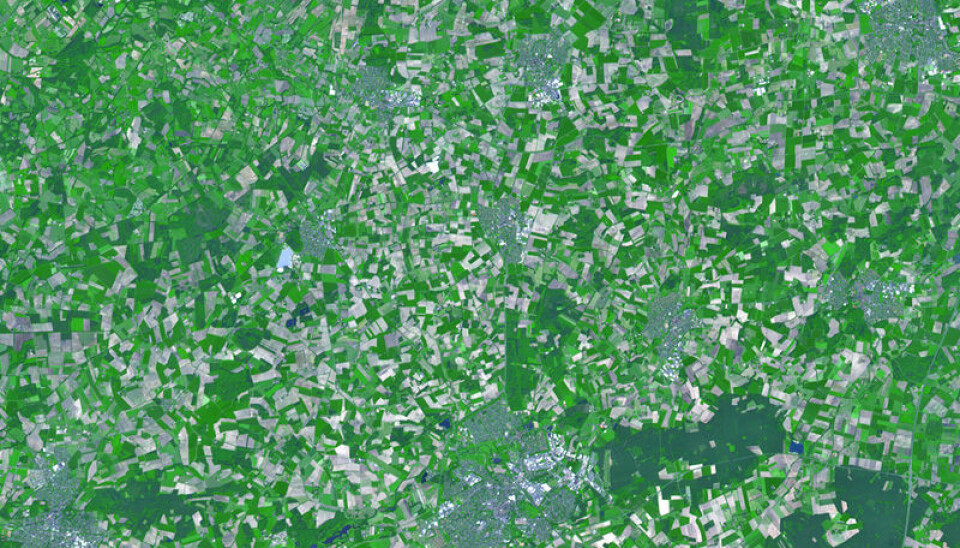 Agriculture formed the basis for modern society. This satellite photo of farmland in north-west Germany graphically shows the property structure established during the Middle Ages. (Photo: NASA/GSFC/METI/ERSDAC/JAROS and ASTER Science Team)