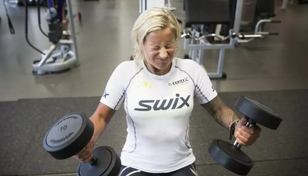 Cross-country skier Vibeke Skofterud overstrained her muscles during a joint ski-team workout and was diagnosed with rhabdomyolysis in 2014. A rising number of fitness oriented Norwegians are getting the syndrome. (Photo: Frode Hansen, VG/NTB scanpix)
