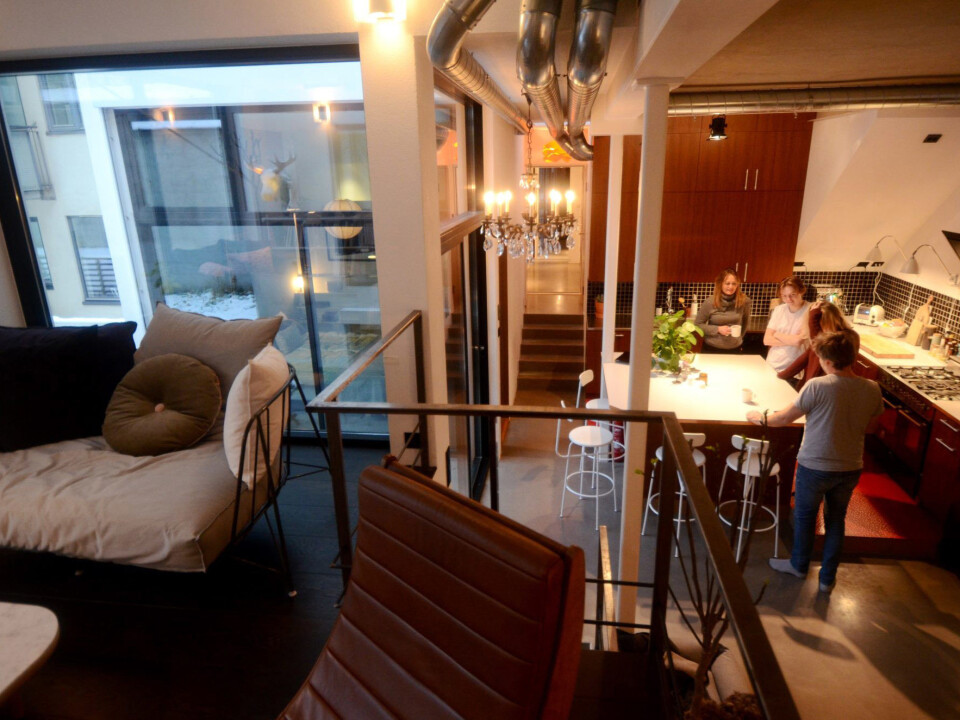 Airy yet at ground level. The roof has become a green terrace. (Photo: Lisbet Jære.)