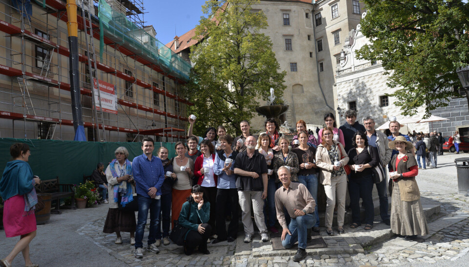 ‘This course is about recognising opportunities. Seeing the real value of the place and taking advantage of it,’ says Jiří Dlouhý (in front) and Rhys Evans (middle), together with course participants. (Photo: Private)