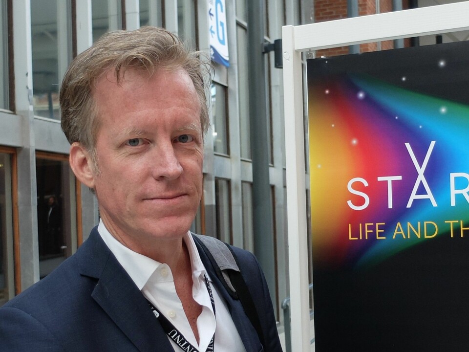 Curt Rice, rector at the Oslo and Akershus University College of Applied Sciences, was in attendance at Trondheim Spektrum during the Starmus Festival. (Photo: Eivind Torgersen)