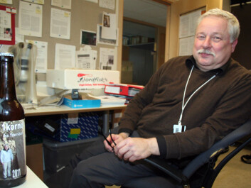 Professor Manfred Heun at UMB thinks he located the site where human beings initially cultivated einkorn wheat in 1997. Now he has pioneered his own einkorn beer, probably being drunk for the first time in Norway since the Bronze Age. (Photo: Asle Rønning) Professor Manfred Heun at UMB thinks he located the site where human beings initially cultivated einkorn wheat in 1997. Now he has pioneered his own einkorn beer, probably being drunk for the first time in Norway since the Bronze Age. (Photo: Asle Rønning)