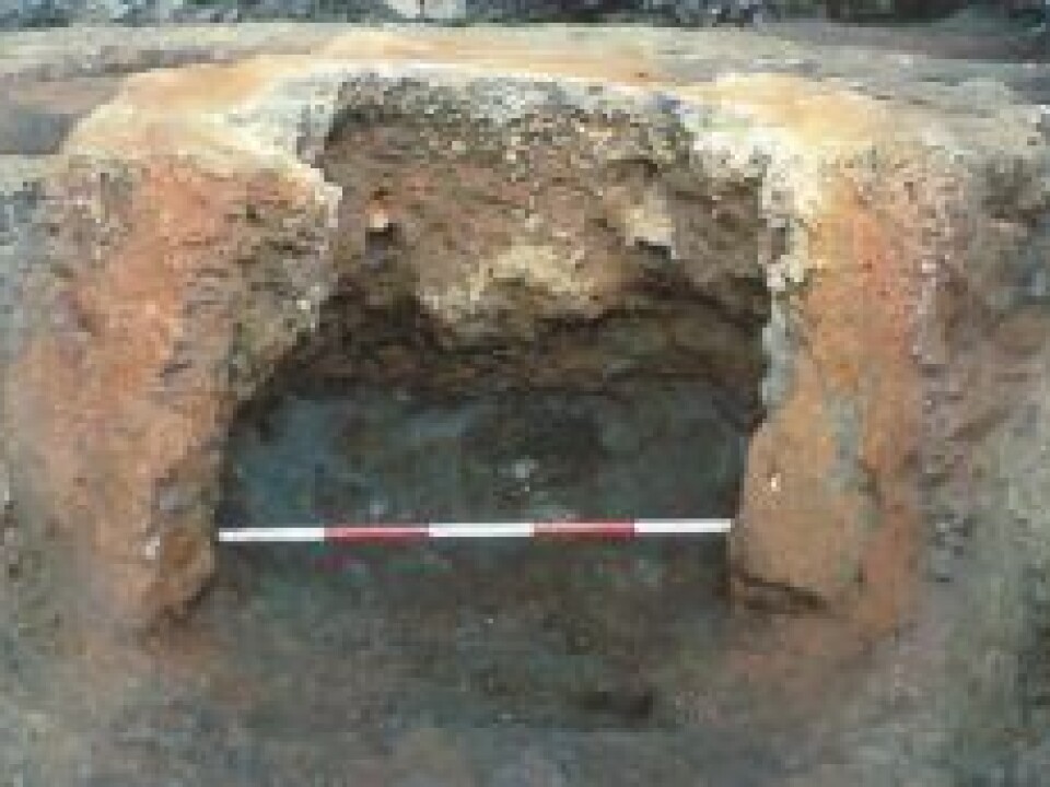 Scientists in Austria have found a furnace with exactly the same measurements and design as furnaces in Norway. (Photo: Brigitte Cech)