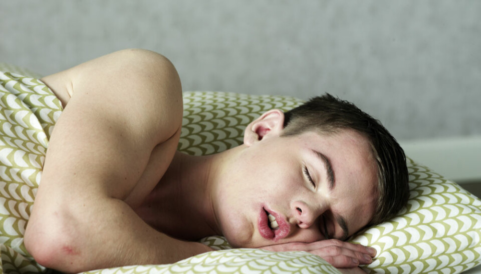 Those of us who sleep with our mouths open are more likely to awaken with a bad taste. (Photo: Colourbox)
