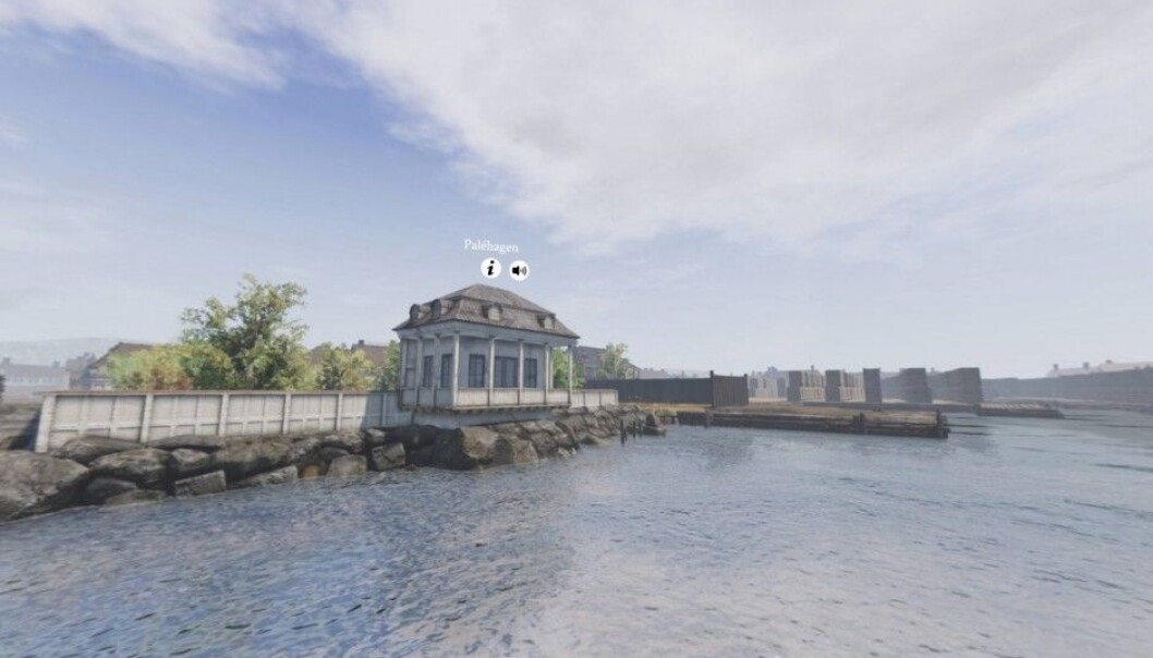 What was Paleehagen? Take a trip around the Port of Oslo in 1798 to find out. (Screenshot: Oslo Harbour 1798 / Google) What was Paleehagen? Take a trip around the Port of Oslo in 1798 to find out. (Screenshot: Oslo Harbour 1798 / Google)