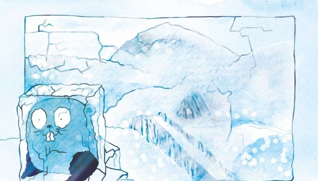 (Picture text: Lenny Lemming helps show curious children of all ages how the last ice age affected Norway and northern Europe. Lenny travels through the ice age, explaining what he sees along the way. The lemming is one of the few creatures that survived the ice age in Norway. (Image from icemap.no) (Picture text: Lenny Lemming helps show curious children of all ages how the last ice age affected Norway and northern Europe. Lenny travels through the ice age, explaining what he sees along the way. The lemming is one of the few creatures that survived the ice age in Norway. (Image from icemap.no)