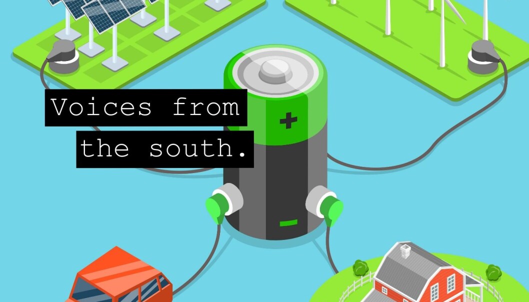 Producing electric-powered items requires batteries, and this requires vast amounts of minerals, in particular, lithium. (Illustration: ScienceNordic) Producing electric-powered items requires batteries, and this requires vast amounts of minerals, in particular, lithium. (Illustration: ScienceNordic)