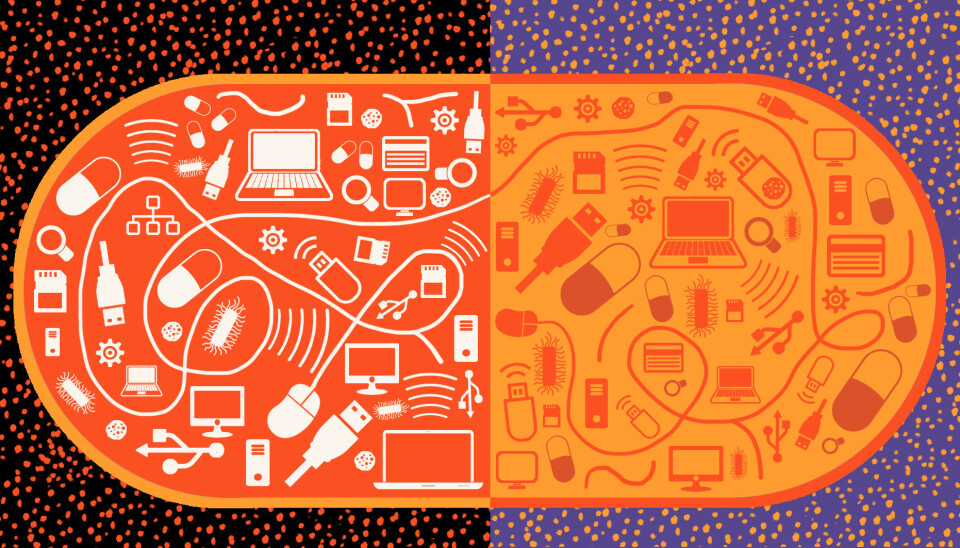 Digital drug discovery (Illustration: Renate Thor)
