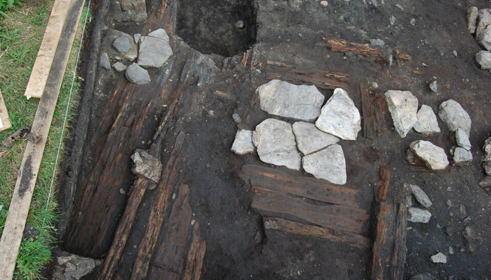 Parts of a house from the Middle Ages. (Photo: Tromsø University Museum)