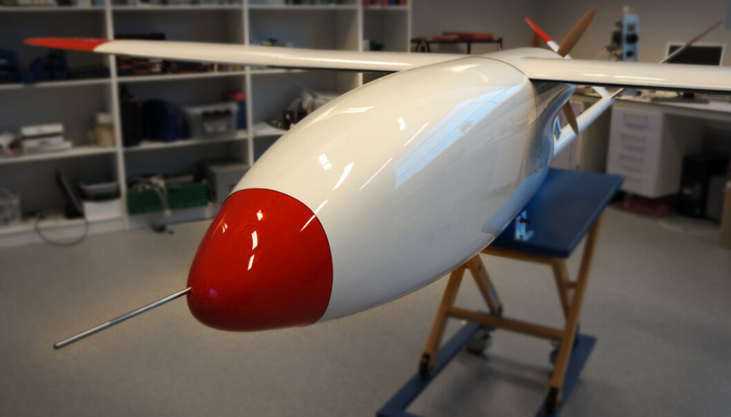 A Cryowing MK II drone in the Norut Lab in Tromsø, Norway. (Photo: Arnfinn Christensen) A Cryowing MK II drone in the Norut Lab in Tromsø, Norway. (Photo: Arnfinn Christensen)