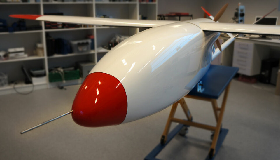 A Cryowing MK II drone in the Norut Lab in Tromsø, Norway. (Photo: Arnfinn Christensen)
