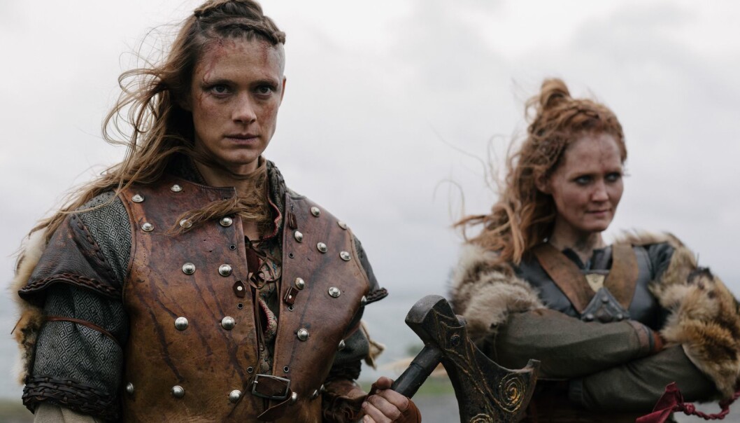 Alfhildr, played by Krista Kosonen and Urd, played by Ágústa Eva Erlendsdóttir both speak on the north part of the series. (Photo: HBO Nordic) Alfhildr, played by Krista Kosonen and Urd, played by Ágústa Eva Erlendsdóttir both speak on the north part of the series. (Photo: HBO Nordic)