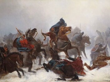 KING SVERRE: “King Sverre’s march over the Vosse mountains” by Peter Nicolai Arbo (1862). Sverre was King of Norway from 1184 to 1202. (Photo: Wikimedia Commons) KING SVERRE: “King Sverre’s march over the Vosse mountains” by Peter Nicolai Arbo (1862). Sverre was King of Norway from 1184 to 1202. (Photo: Wikimedia Commons)