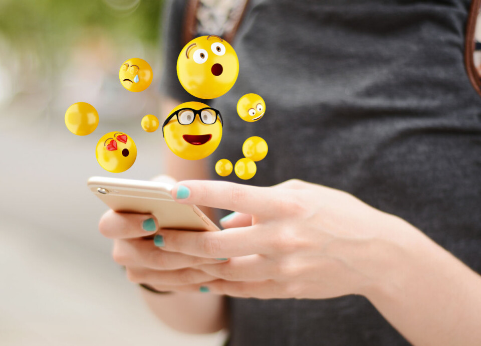 Uses of emojis show how positive or negative twitter users are to the disease. (Photo: Colourbox)