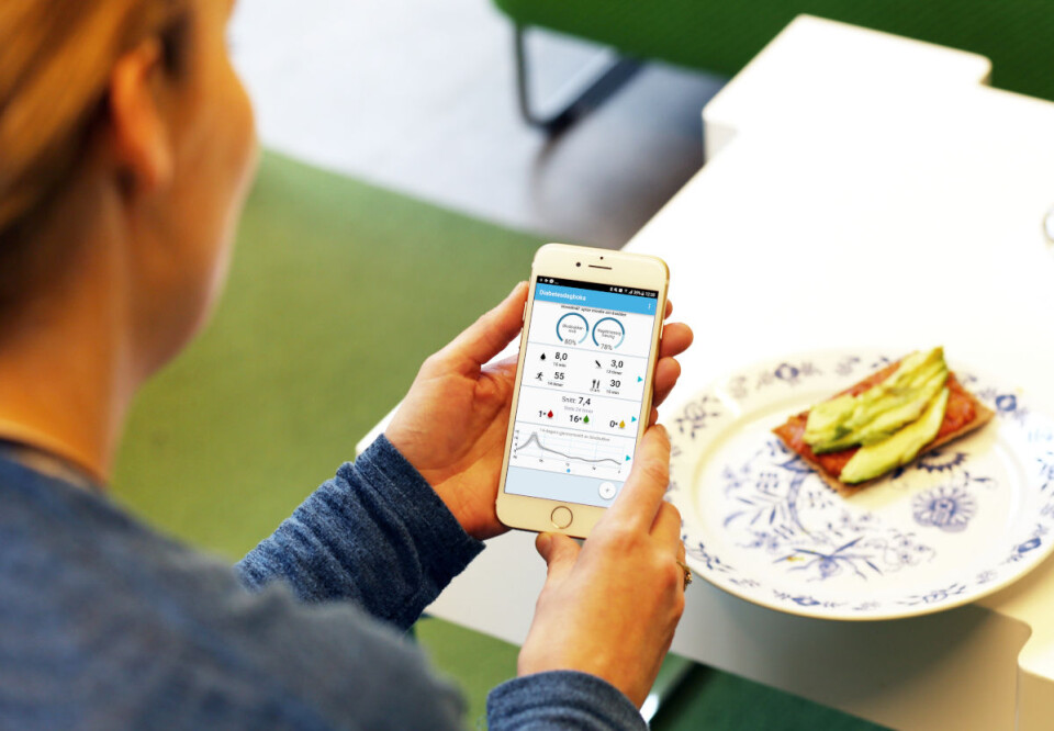 The goal of the Diabetes Diary app is to help patients with diabetes control their disease better. (Photo: Jarl-Stian Olsen)