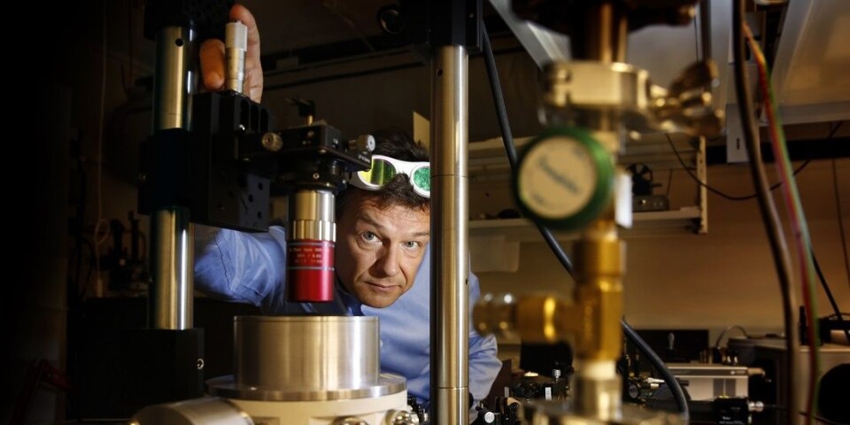 Helge Weman, CSO at CrayoNano AS and a professor at NTNU, is part of the team that has developed LEDs from nanomaterials that can emit UV light. (Photo: NordForsk)