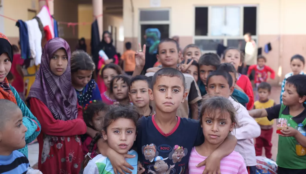 The civilian population of Mosul started an unorganized boycott of the Islamic State's new school system in 2015. Many parents didn’t send their children to school because ISIL's teachings were contrary to their own values. In 2016, researcher Mathilde Becker Aarseth met many children in refugee camps who had been displaced from Mosul and the surrounding villages with their families. (Photo: Mathilde Becker Aarseth)