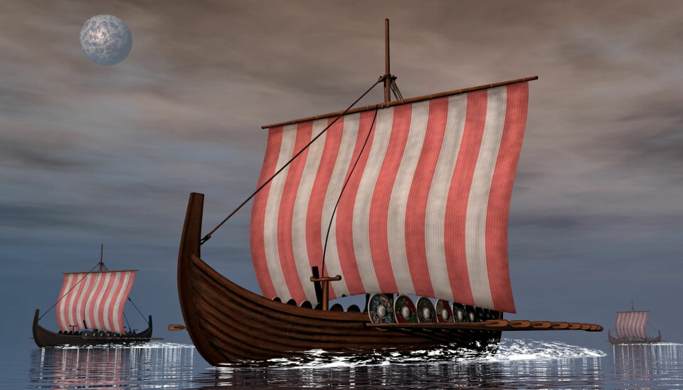 The Vikings' ship technology allowed them to travel far to plunder and trade. (Illustration: Elenarts / Shutterstock / NTB scanpix)