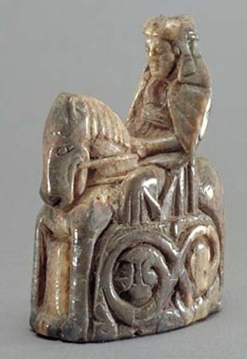 This chess queen was carved out of walrus ivory and was made around the year 1250. (Photo: Sweden's National Museum in Pictures, Andreas Hasselgren) This chess queen was carved out of walrus ivory and was made around the year 1250. (Photo: Sweden's National Museum in Pictures, Andreas Hasselgren)