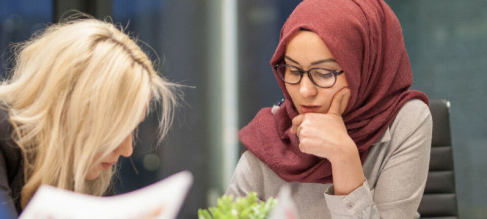 Discrimination: Thirty-five per cent of Muslim immigrants say they did not get a job they were qualified for