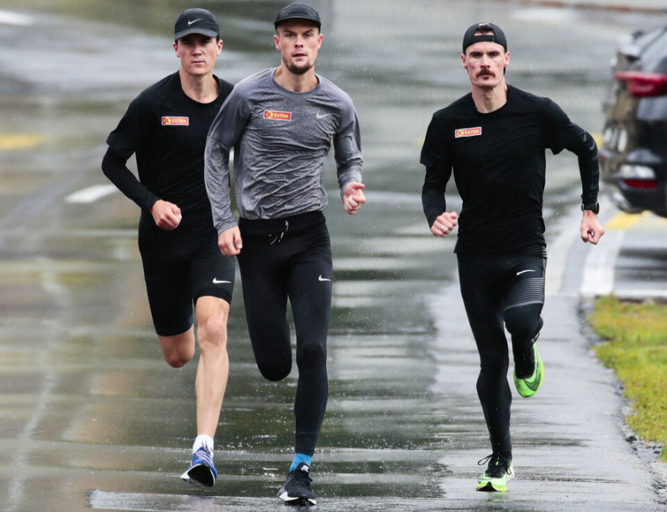 Jakob, Filip and Henrik Ingebrigtsen train very hard to win. But training is only part of the reason for the brothers' success, one researcher says. (Photo: Lise Åserud / NTB scanpix)