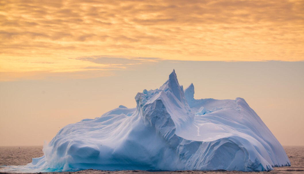 Ice mountains can take many shapes, such as this "meringue" outside Antarctica. (Foto: Andreas Wolden / Havforskningsinstituttet) Ice mountains can take many shapes, such as this "meringue" outside Antarctica. (Foto: Andreas Wolden / Havforskningsinstituttet)