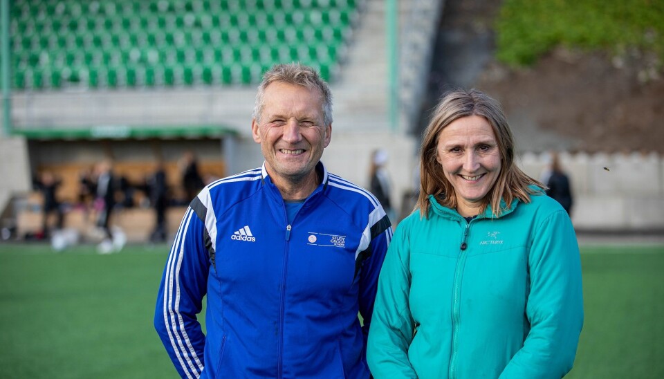 Project leader Svein Arne Pettersen and Unn Sørum from the Tromsø Research Foundation. (Photo: Jonathan Ottesen/UiT)