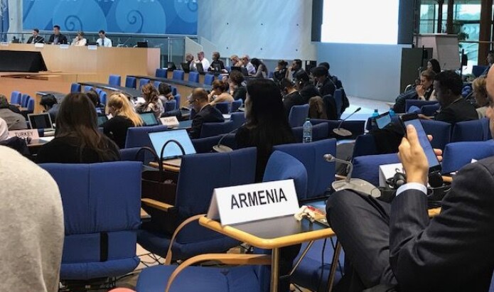 Behind the scenes at COP23. (Photo: Solveig Aamodt) Behind the scenes at COP23. (Photo: Solveig Aamodt)