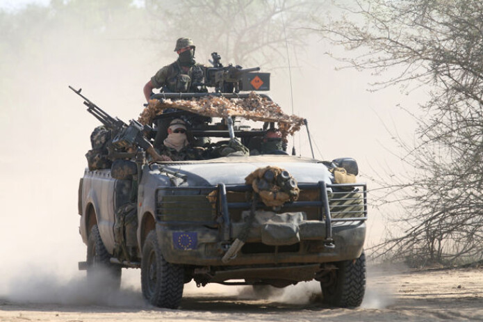 Irish Army Ranger Wing patrol in Chad as part of the European Union operation EUFOR Tchad/RCA. (Photo: Irish Defence Forces) Irish Army Ranger Wing patrol in Chad as part of the European Union operation EUFOR Tchad/RCA. (Photo: Irish Defence Forces)