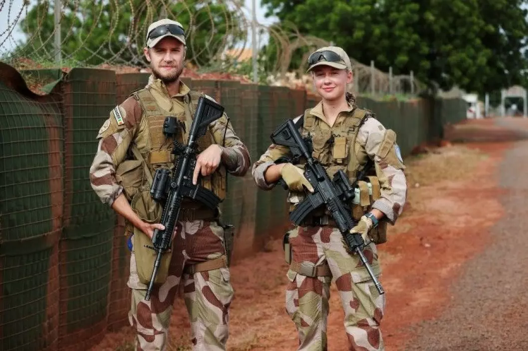 Norway is supposed to be in the lead when it comes to women, peace and security in armed conflicts internationally. This photo shows soldiers from Guard and Security team 1 of the NORTAD II force in the UN operation MINUSMA in Mali. The people depicted in the photo have no connection to the content in this case. (Photo: Torbjørn Kjosvold/Forsvaret.)