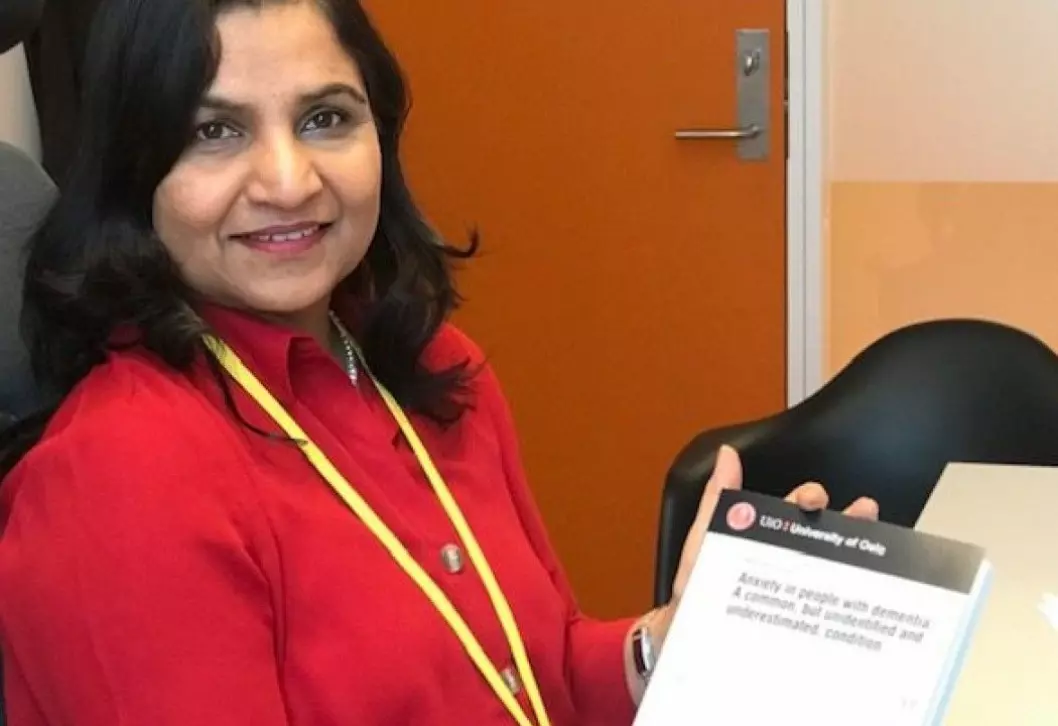 Anxiety in people with dementia is often perceived as part of the disease, not as anxiety itself, Alka Rani Goyal says. She has recently completed a doctoral dissertation where she presents a tool that can track anxiety in people with dementia.