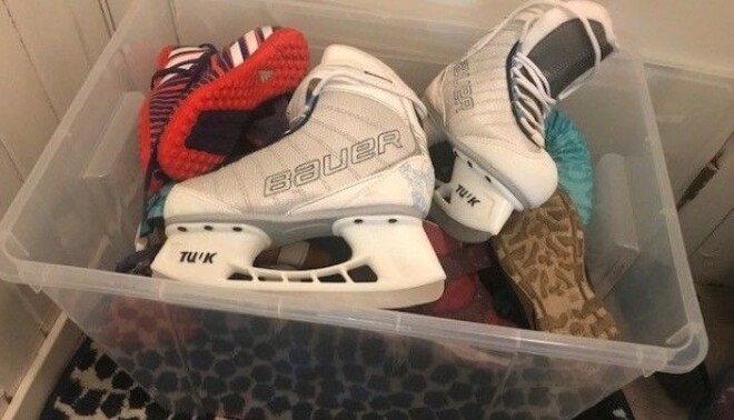 Some people only recycle used sports equipment, while at the same time they buy new. Some people only recycle used sports equipment, while at the same time they buy new.