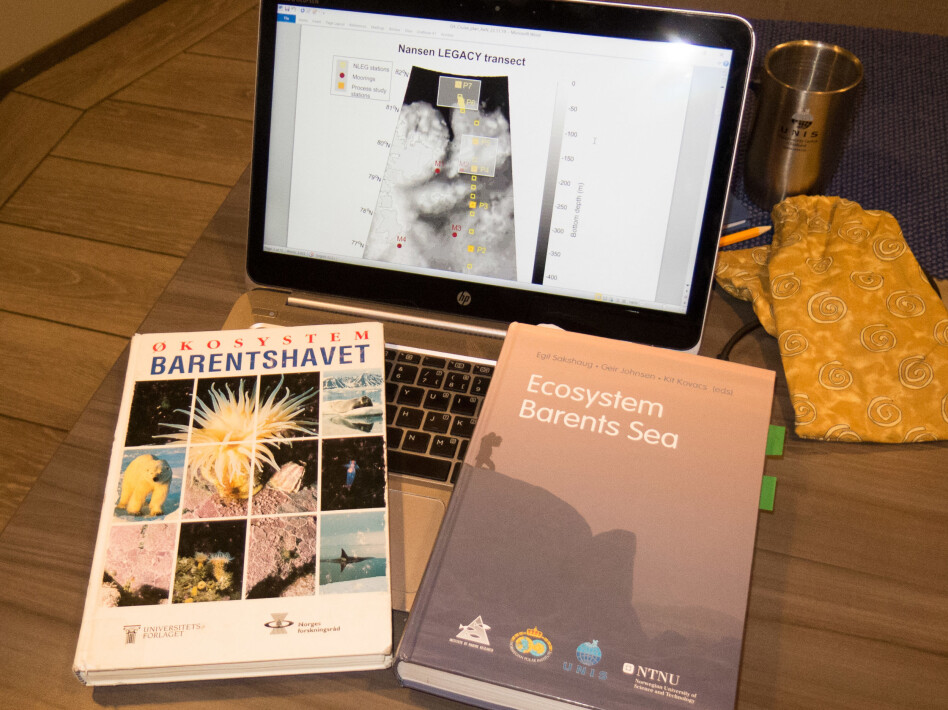On the shoulders of giants. Brought on board for reflection and inspiration, the seminal textbooks resulting from the Pro Mare project and work that followed.