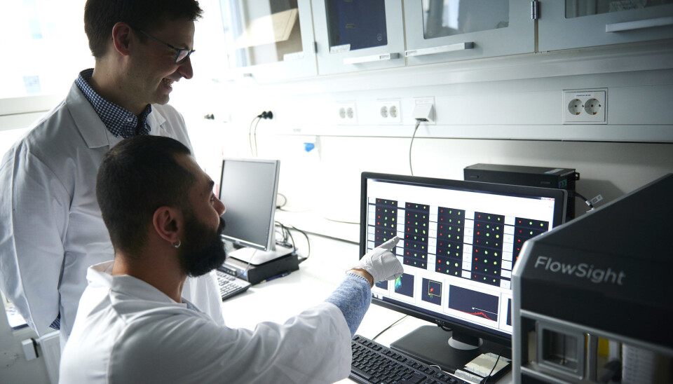 Markus Haug (left) and Hany Zakaria Meås are co-first authors of the new paper in Nature Communications. The four-year-long research project involved many collaborators, including the infectious disease outpatient clinic at St. Olavs Hospital.