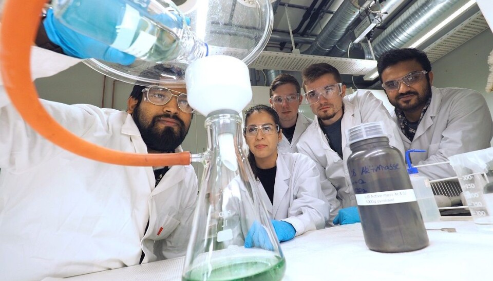 From the laboratory: Postdoc Sulalit Bandyopadhyay, intern Andreas Stoffel from IAESTE and RMIT University, Melbourne, and master’s students José Paulino Peris Sastre, Neshat Zahraie andZeeshan Ali.