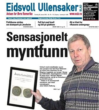 Discoveries of rare coins and other antiquities often attract a lot of attention in local media, such as here from Romerike. Discoveries of rare coins and other antiquities often attract a lot of attention in local media, such as here from Romerike.
