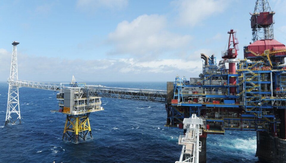The Sleipner field in the North Sea, where Equinor has been injecting CO2 into a subsea formation for more than 20 years.