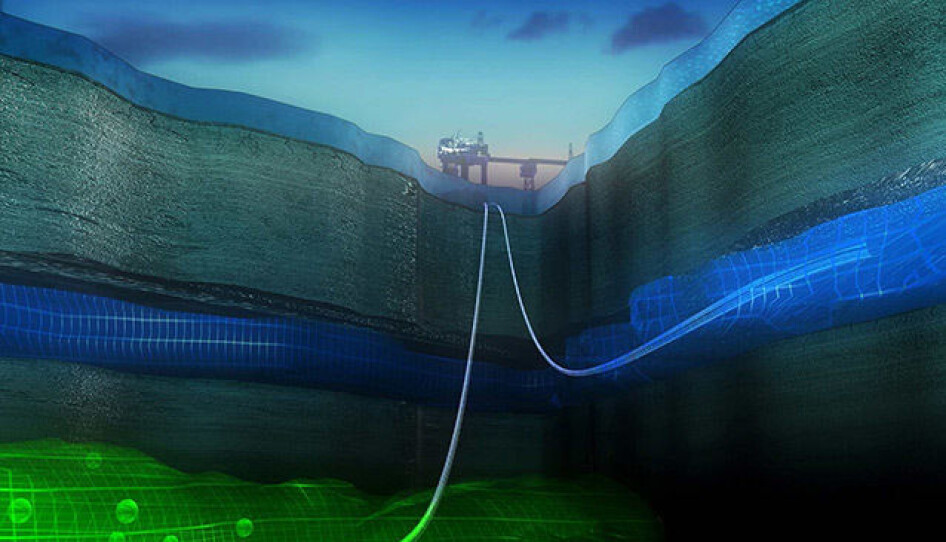 This visualization illustrates how CO2 is injected into a subsea geologic formation at the Sleipner field. Equinor began injecting CO2 into the formation in 1996. More than 20 million tonnes of CO2 have been injected into the formation since then. This is the equivalent to the annual emissions from 10 million cars.