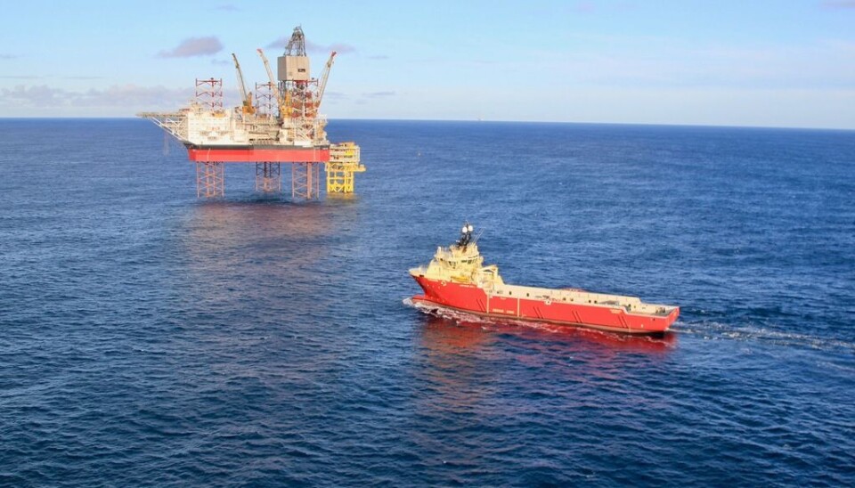 If the world decides to invest in carbon capture and storage, industry has the ability and the technology to ramp up production of CO2 injection wells. The photos shows the Askepott drill rig in the North Sea in 2018.