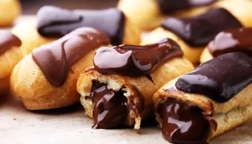 Who can say no to chocolate filled eclairs?