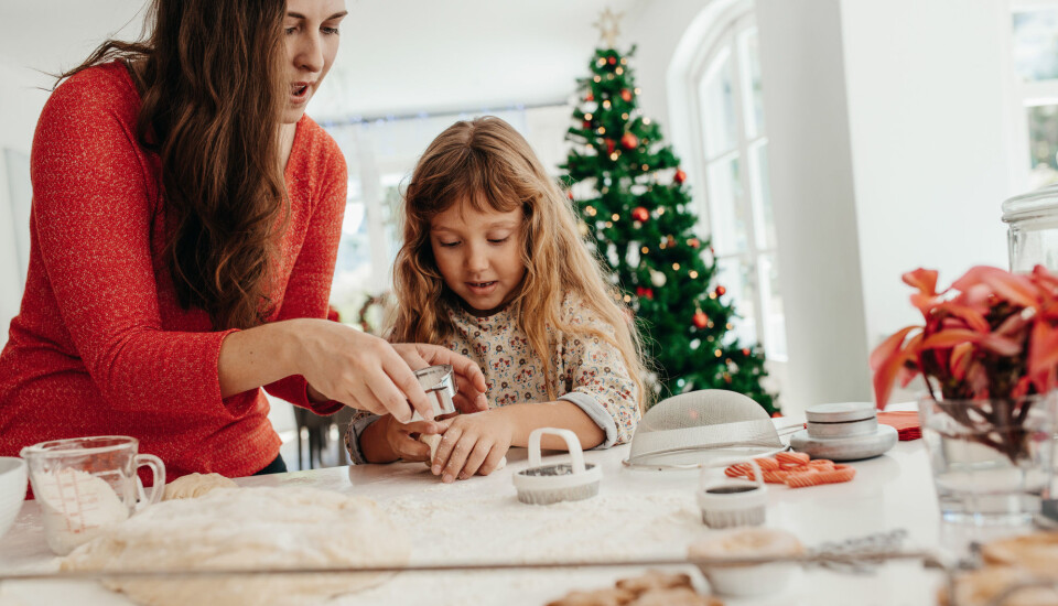 Men normally get the Christmas tree, but the women usually take care of all the other Chrismas preparations.