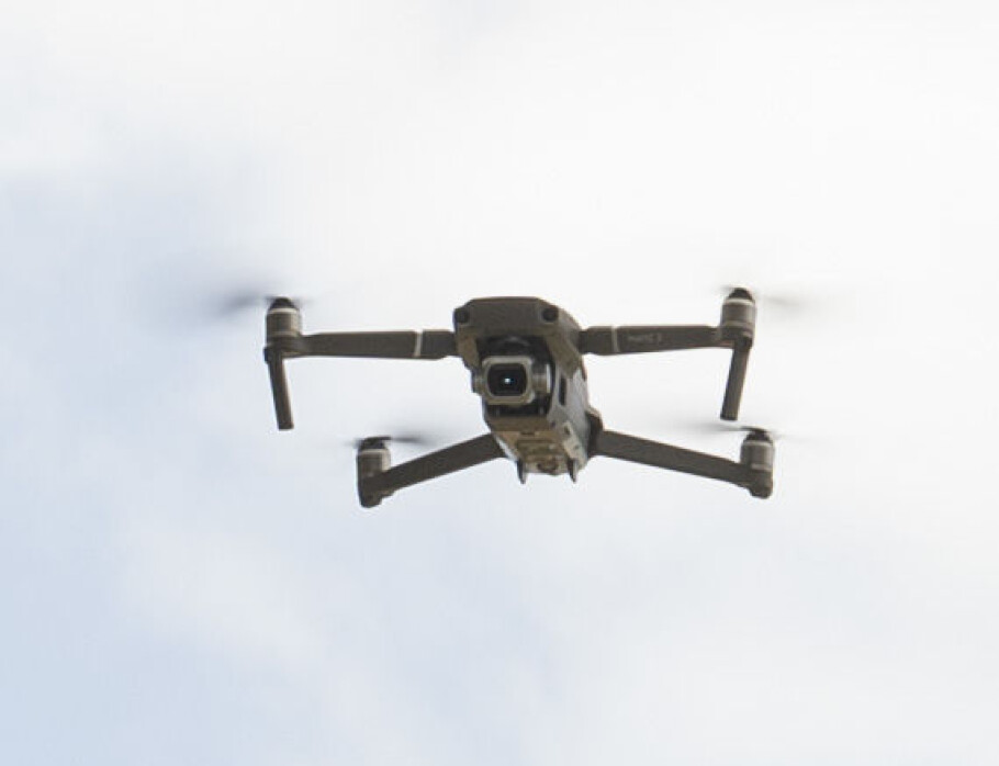 THE SAPIENCE DRONE: It's important to keep an eye on the drone when it's out flying so it doesn't crash in the terrain or disturb wildlife.
