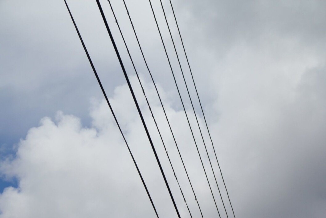 Power lines. Power lines.