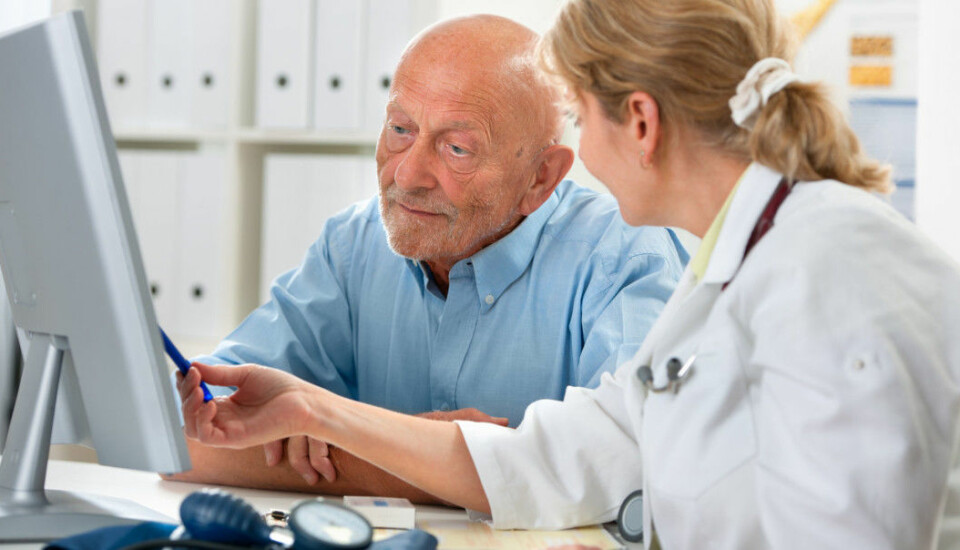 Prostate cancer usually affects older men.