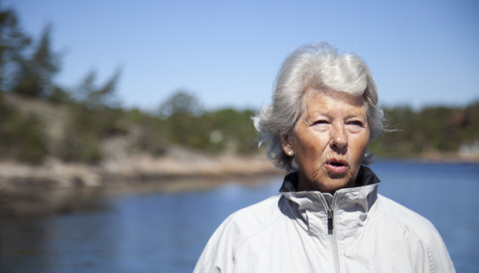'We often go out for walks, and that’s lovely,' says Tove-Britt Olsen, surrounded by the sea, forests and colourful, fragrant flowers.