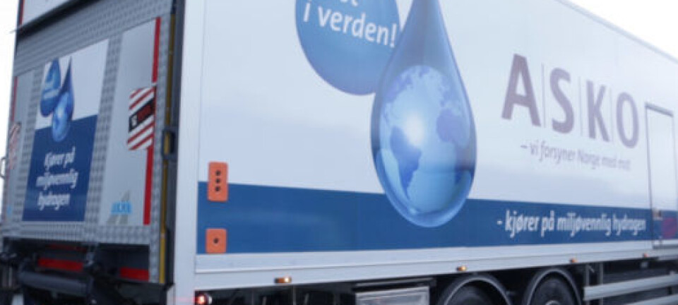 This hydrogen lorry is powered by sunshine – from the north