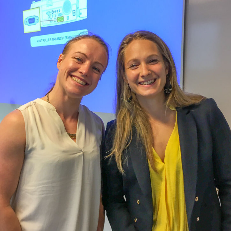 Kethe Engen and Christine Sundgot-Borgen visited and spoke to 16-year olds in 30 different high schools in and around Oslo.