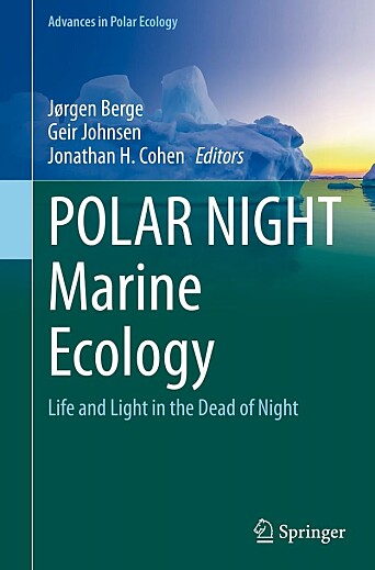 “Until recently, the prevailing view of marine life at high latitudes has been that organisms enter a general resting state during the dark Polar Night and that the system only awakens with the return of the sun. Recent research, however, with coordinated, multidisciplinary field campaigns based on the high Arctic Archipelago of Svalbard, have provided a radical new perspective,” the publishers of this new book on the polar night say. The book is scheduled for publication in late April. “Until recently, the prevailing view of marine life at high latitudes has been that organisms enter a general resting state during the dark Polar Night and that the system only awakens with the return of the sun. Recent research, however, with coordinated, multidisciplinary field campaigns based on the high Arctic Archipelago of Svalbard, have provided a radical new perspective,” the publishers of this new book on the polar night say. The book is scheduled for publication in late April.